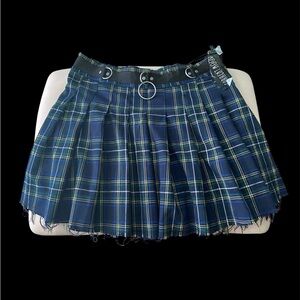 Dolls Kill Plaid Skirt